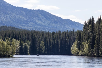 Boat or kayak Boat or kayak