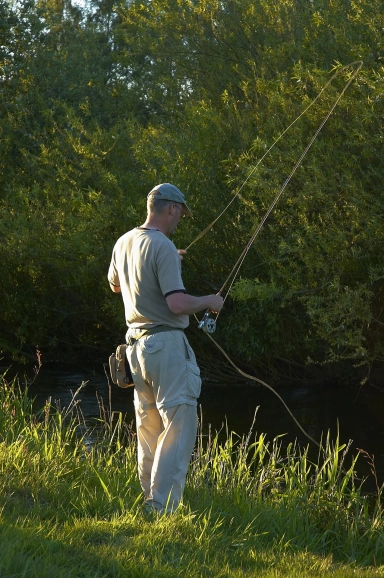 The author fishing The author fishing