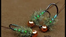 Video thumb for Squirrel Hair Tungsten Jig River Nymph