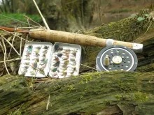 User submitted picture: Flyrod reel and flies